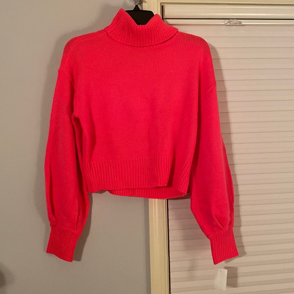 NWT Bar III Pink Knit Sweater